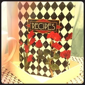 Cafe Expresso Recipe Book Binder
